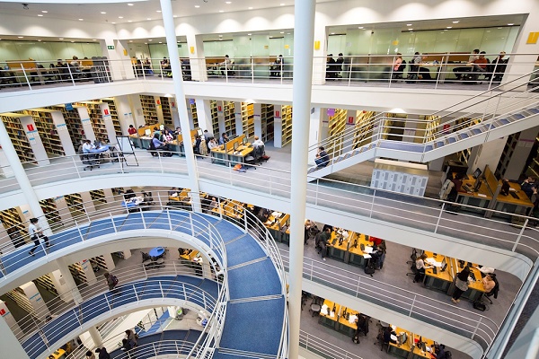 The interior of the main LSE library